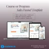 Course or Program Sales Funnel Template Built in Systeme.io