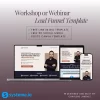 Workshop or Webinar Lead Funnel Template Built in Systeme.io